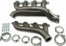 Holley/Hooker LS Turbo Exhaust Manifolds/Headers - Natural Cast Finish (8510HKR)