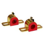 Prothane Universal Greaseable 25mm Sway Bar Bushing with "A" style Bracket (Red)