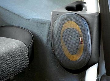 VDP Jeep Sound Wedges WITH Speakers FOR 76-95 Jeep CJ / YJ / Wrangler (Black)