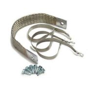 Painless Wiring Electrical Ground Strap KIt 40140 Stainless 14.0" 1/0 Gauge