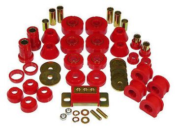 Prothane 67-72 Chevy C10 2WD Pickup TOTAL Complete Suspension Bushing Kit Red