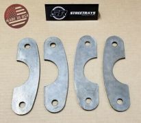 [SR] Parallel 4 Link Tabs for 3" Axle Airbags Brackets Ladder Bar Mounting 4pcs