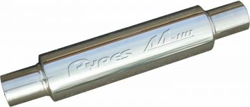 Pypes Performance Exhaust MVR200S M-80 Race Pro Muffler 14" 2.5" Outlet 304SS
