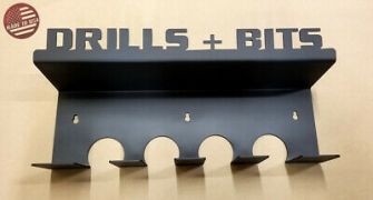[SR] Wall Mount Drill Tools Bits V2 Holder Rack Storage DeWalt Milwaukee Makita