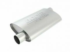 Borla Universal Pro-XS Exhaust Muffler Offset in / Offset out Oval 2.5in OAL 19"
